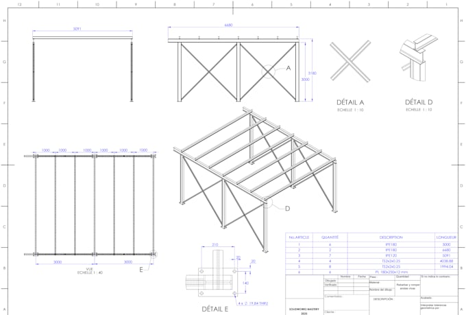 create 2d technical drawings for manufacturing in solidworks